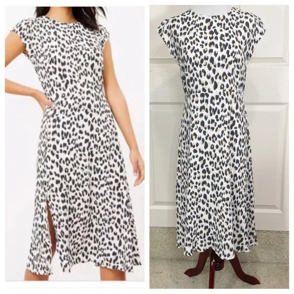 loft flutter sleeve midi dress Women's Flutter Sleeve Dress